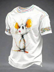 Graffiti Maus Spaß Casual Unisex T-Shirt