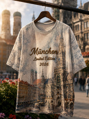 Herren-T-Shirt mit München-Stadtgründungsfeier-Print