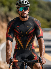 Herren-Deutschland-Radsporttrikot und -hose Set
