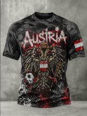 Herren-T-Shirt aus Österreich mit kurzen Ärmeln