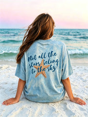 Frauen gehören nicht alle Stars zum Sky Sea Star Vacation T-Shirt