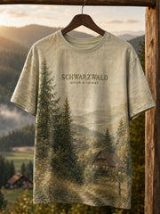 Herren-Schwarzwald-Kurzarm-T-Shirt
