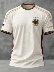 Herren-Fußball-T-Shirt mit Deutschland-Druck