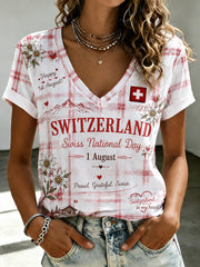 Kurzärmeliges T-Shirt zum Nationalen Frauentag