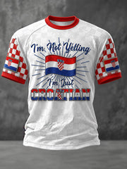 Herren-T-Shirt mit kurzen Ärmeln