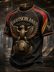 Herren-Tag der Deutschen Einheit-Kurzarm-T-Shirt