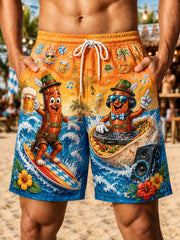 Herren-Oktoberfest-Strandshorts für den Urlaub