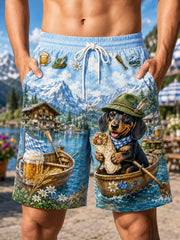 Herren-Oktoberfest-Strandshorts für den Urlaub