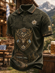 Herren-Oktoberfest-T-Shirt mit kurzen Ärmeln