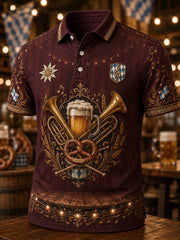 Herren-Oktoberfest-T-Shirt mit kurzen Ärmeln