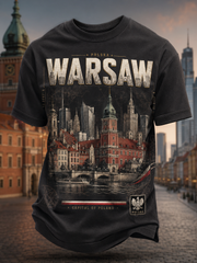 Herren-T-Shirt Polen mit kurzen Ärmeln