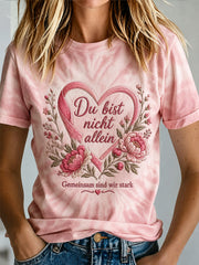Frauen-Brustkrebs-Bewusstseins druck T-Shirt