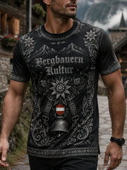 Männer österreichi scher Land-Kultur-Kunstdruck T-Shirt