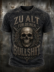 Herren-Ich-bin-zu-alt-für-diesen-Scheiß-Witz-T-Shirt