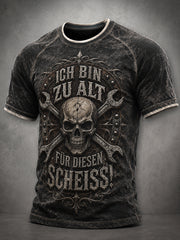 Herren-Ich-bin-zu-alt-für-diesen-Scheiß-Witz-T-Shirt