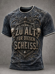 Herren-Ich-bin-zu-alt-für-diesen-Scheiß-Witz-T-Shirt