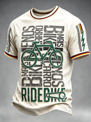 Herren-Öko-Fahrrad-T-Shirt aus Deutschland, 3D-gedruckt, lässig
