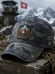 Herren-Mütze mit Tarnmuster im Militärstil