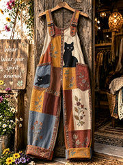Damen-Tier katzen kunst bedruckte Riemen hose