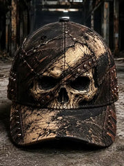 Unisex-Retro-Dark-Punk-Kunstdruck-Lässiger Hut