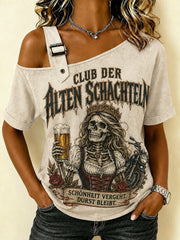 Frauen-T-Shirt mit witzigem Oktoberfest-Print