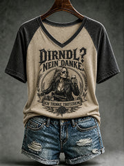 Frauen-T-Shirt mit witzigem Oktoberfest-Print