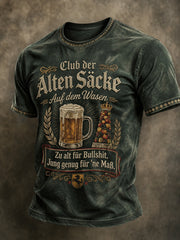 Herren-T-Shirt aus Cann statter Volksfest Lustiger Slogan bedruckt