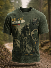 Herren-T-Shirt mit kurzen Ärmeln zur Fahrradkultur
