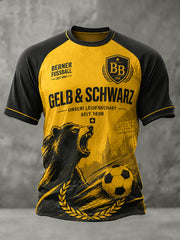 Grafik-Raglan-T-Shirt mit kurzen Ärmeln zum Jubiläum des Herrenfußballclubs