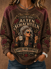 Frauen-T-Shirt mit humorvollem Spruch
