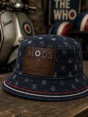 Unisex UK Mods Musik Liebhaber Der Wer Bedruckte Fischer hut