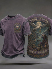 Männer "Folgen Sie den Flügeln nach Hause ist der Horizont" T-Shirts