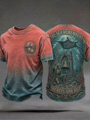 Herren-T-Shirts "The Sea Remembers Secrets Sink Deep"