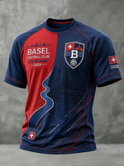 Grafik-Raglan-T-Shirt mit kurzen Ärmeln zum Jubiläum des Herrenfußballclubs