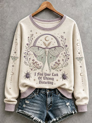 Damen-Sweatshirt mit dem Spruch „Ich finde Ihren Mangel an Verspieltheit beunruhigend“