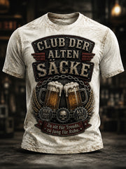 Lustiges Freizeit-T-Shirt für Herren mit Slogan-Print