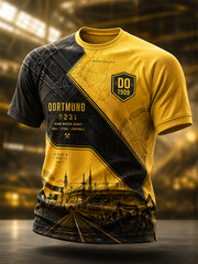 Herren-T-Shirt Dortmund mit kurzen Ärmeln