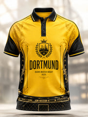Herren-Dortmund-Hemd mit kurzen Ärmeln