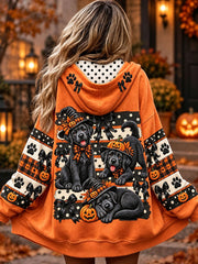 Halloween-Hunde jacken für Frauen