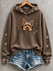 Frauen Lustige Yorkshire Terrier Hoodie