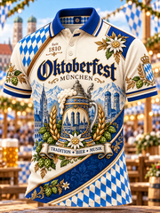 Herren-Oktoberfest-Poloshirt
