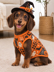 Halloween Haustier Ärmellose Weste-Geeignet für Katzen und Hunde