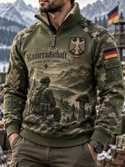 Herren Veteran mit umgestecktem Ärmel Pullover