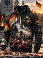 Gedenk-Kapuzenpullover zum Nationalen Trauertag der Männer