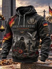 Gedenk-Kapuzenpullover zum Nationalen Trauertag der Männer