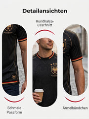 Herren-Fußball-T-Shirt mit Deutschland-Druck