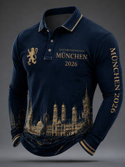 Herren-Shirt mit München-Stadtgründungsfest-2026-Print und langen Ärmeln