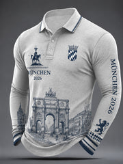 Herren-Shirt mit München-Stadtgründungsfest-2026-Print und langen Ärmeln