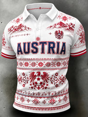 Herren-Fußballkurzarmshirt aus Österreich