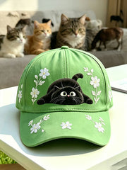 Katzen druck Casual Unisex Hut